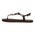 thumbnail image 2 of Sandalias de piso Exterior Piel vegana Color Café Para Mujer De RBBASICS, 2 of 4
