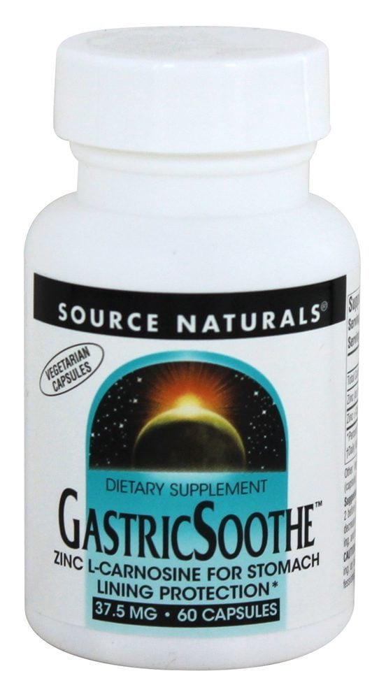Source Naturals GastricSoothe with Zinc LCarnosine Complex 37.5 mg