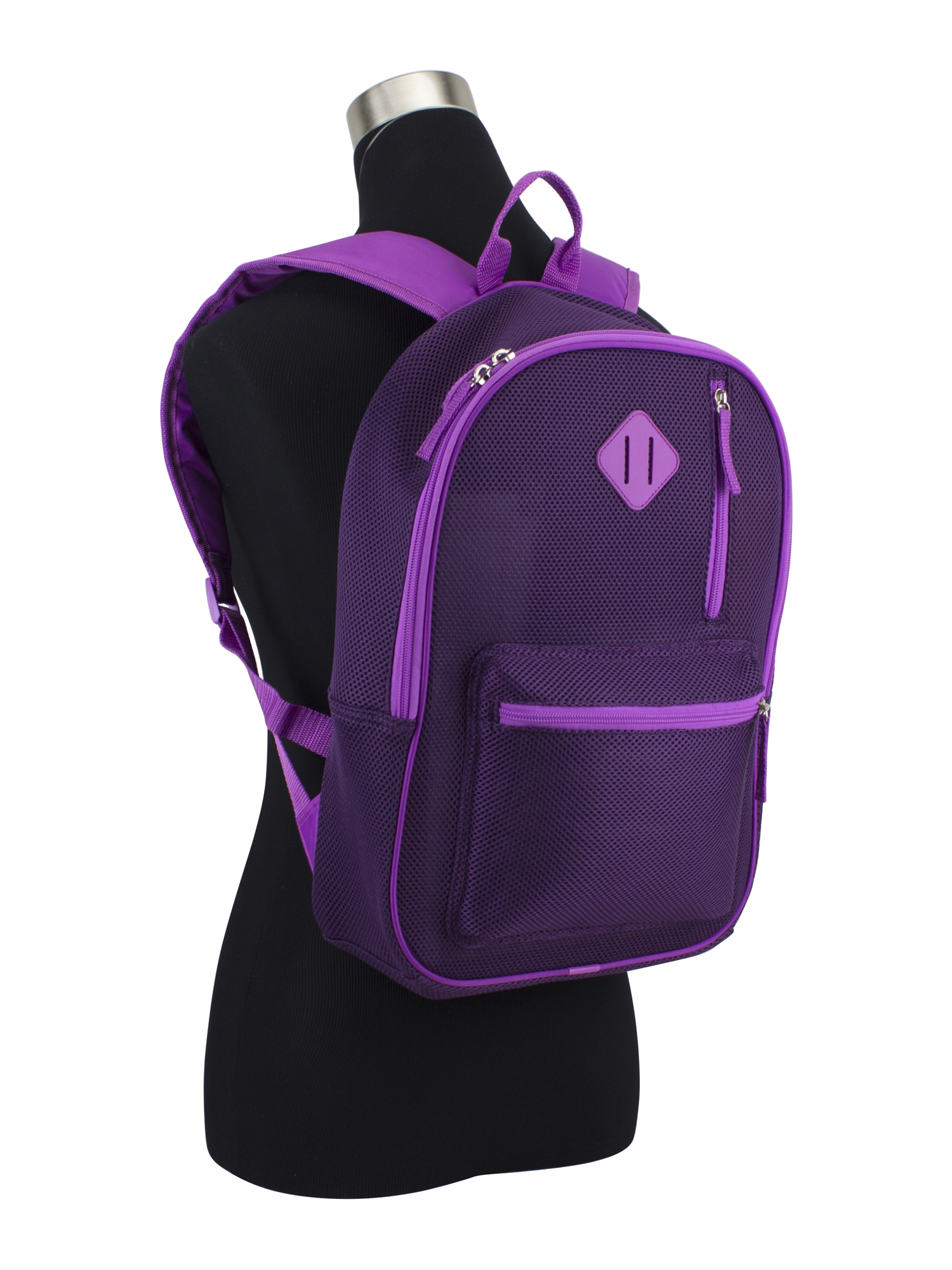 Eastsport Unisex Elevated Lifestyle Mesh Backpack, Berry Parfait