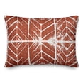thumbnail image 2 of Creative Products Terra Cotta Distressed Chevron Diamonds 14x20 Indoor / Outdoor Pillow, 2 of 3