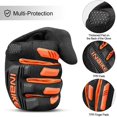 INBIKE MTB Mountain Bike Gloves Touchscreen with Thicken EVA Padded