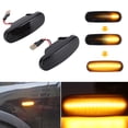 thumbnail image 4 of Luces DE, Resistencia Al Calor Resistencia Al Agua 2 Piezas Marcador Led Led, Luz Ámbar Para Panda 169 Grande Punto 199 Smoke Panda Van 169 2004-2013, 4 of 7