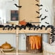thumbnail image 4 of Enredaderas negras de Halloween, enredaderas artificiales de hojas de arce, plantas verdes artificiales, decoración de Halloween, 4 of 5