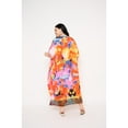 thumbnail image 6 of Oussum Women'S Plus Size Caftan Dress Long Maxi Kaftan Loungewear, Size Fit 1X-3X, 6 of 7