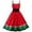 Red, variant on XVJRHAK Women Watermelon Printing Party Dress Cocktail Prom Ballgown Fancy Dress (Red,XXL)