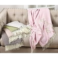 thumbnail image 2 of Herringbone Design Throw Blanket (Chocolate), 2 of 2