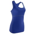 thumbnail image 3 of Deportes De Las Mujeres Del Chaleco De La Aptitud De La Yoga Corriendo Camiseta Top S Azules Sunnimix La aptitud de secado rápido chaleco de la camisa, 3 of 8