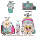 thumbnail image 3 of Mochila de estudio para niños Smiggle de Australia auténtica, material de oficina para estudiantes, bolsa para el almuerzo, caja para lápices, taza de agua, mochila de anime, regalo, 3 of 5