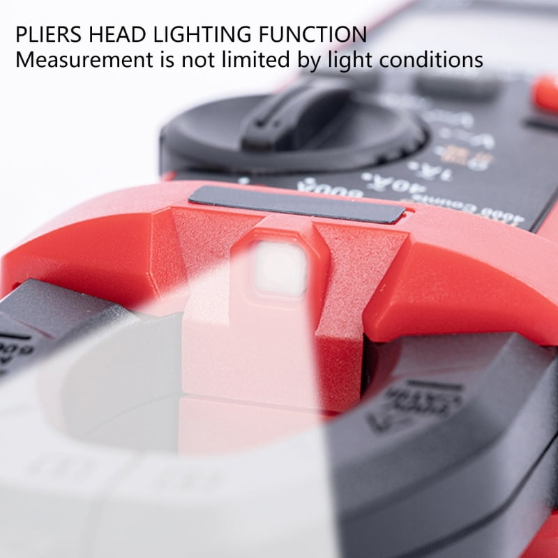 Digital Clamp Meter Multimeter 4000 Counts Voltages Tester Auto-ranging Voltages,Current, Resistance, Capacitance