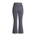 thumbnail image 2 of TaTaai Women's High Waist Flare Leg Yoga Pants Solid Color with Side Pockets Stretch Workout Pants for Yoga Running and Casual Wear Gift, 2 of 9