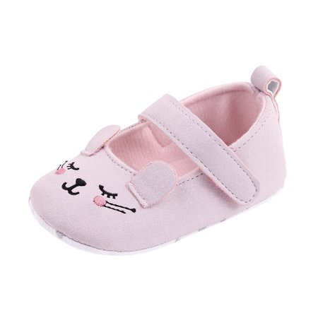 

Kids Solid Cartoon First Walkers Soft Sole Shoes Sneakers