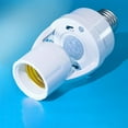 thumbnail image 3 of E27 Light Bulb Lamp PIR Motion Activated Socket Adaptor Converter Useful for Home Lighting Automation, 3 of 8