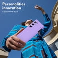 thumbnail image 6 of Allytechgroup for Samsung Galaxy Z Fold 4 Case with Stylus Pen + Pen Holder + Screen Protector, Full Body Protective Hinge Protection Rugged Case for Women Men, Purple, 6 of 7