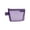 A#Purple, variant on Mesh Bags Makeup Bags Green Cosmetic Travel Organizer Bags Zipper Pouch Pencil Case Transparent Mesh Storage Bag - Large
