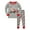 Grey, variant on Hienoo Toddler Boys Graphic Pajama Set Long Sleeve Top and Pants 2Pcs Sleepwear Outfits