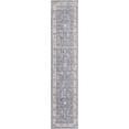 thumbnail image 2 of Rugs.com Eco Traditional Collection Rug – 12 Ft Runner Harbor Blue Medium Rug Perfect For Hallways, Entryways, 2 of 9