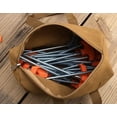 thumbnail image 6 of 12-inch Heavy Duty Metal Tent Nails, Ground Anchors Screw in, Metal Anchor Screws , Glow in The Dark Tent Stakes, hex pegs drillable Tent Stakes and Hexagon Head Drive and Storage Box, 6 of 7
