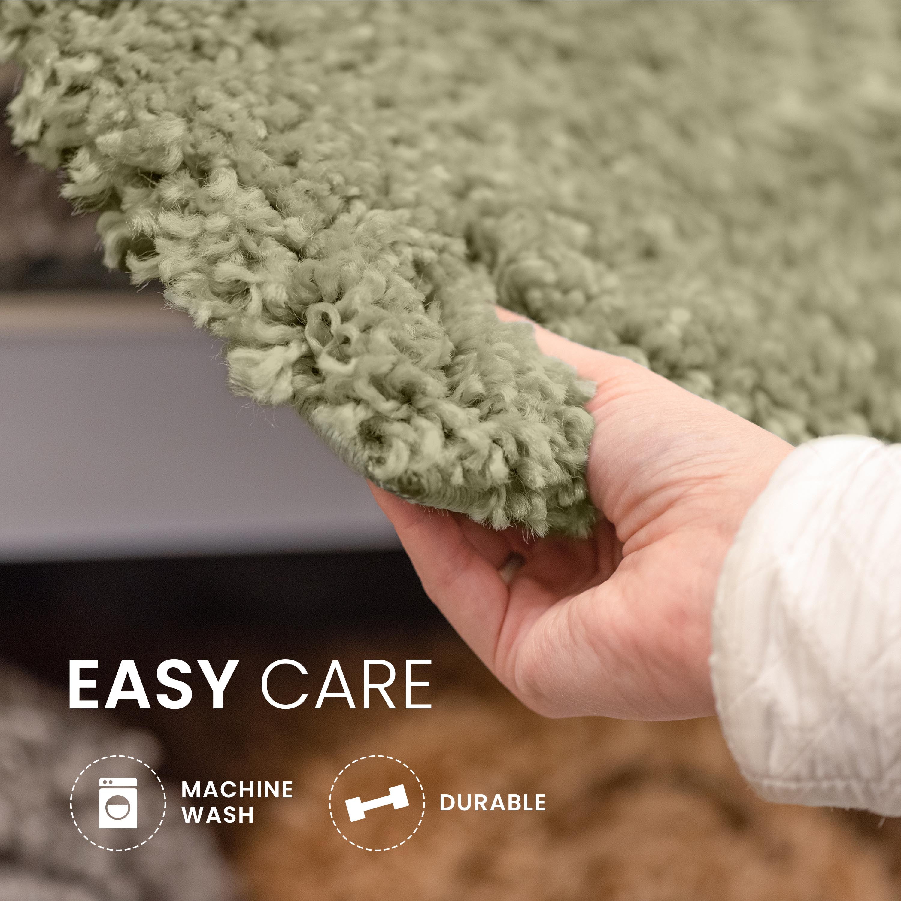 Martex Cotton Bath Rug | Ringspun Soft & Absorbent Non-Slip Quick-Dry Bathroom Mat | Sea Green
