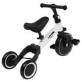 thumbnail image 2 of Kids Ride On Toy Tricycle for Toddler, YOFE 3 In 1 Trike with Removable Pedal, Adjustable Seat and Handlebar, EVA Wheel, Kids' Balance Bike Learning Toys for 2-4 Year Olds Boys Girls, White, D1592, 2 of 3
