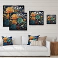thumbnail image 4 of Designart "Green Blue Succulent Charm I" Floral Print on Natural Pine Wood, 4 of 5