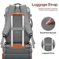 thumbnail image 6 of MIUSSE Carry on Luggage Set 3 Piece Hard Shell Luggage Sets with YKK Zipper Spinner Wheels TSA Lock Carry on with Backpack Set, 6 of 9