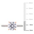 thumbnail image 3 of Everly Women's Created Moissanite 14K Rose Gold Engagement Ring, 3 of 8