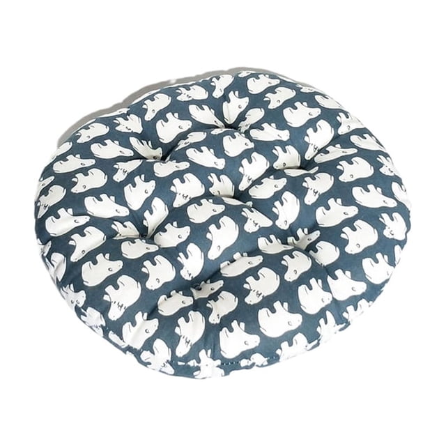 Matsuzay Almohadilla multiusos para máxima comodidad en todas partes Cojín para sentarse Cómodo cojín para silla Cojín para respaldo Decoración del hogar oso polar 45 cm * 45 cm * 9 cm