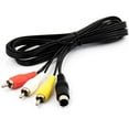 thumbnail image 4 of Holzlrgus 6FT Audio Video AV Wire Cable 9Pin to RCA Connection Cord Compatible for Sega Genesis 2 3 & Mega Drive 2 3, 4 of 5