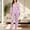 Pink, variant on Vetsdori Long Sleeve Pajamas Sets for Women Plus Size PJS Nightwear Soft Lightweight Sleepwear 2 Pieces Homewear,Pants Womens Pajamas