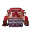 thumbnail image 2 of CAIXIA Crossbody Fanny Packs For WomenEthnic Tassel Casual Crossbody Sling Handbag, Fashion Daily Messenger Shoulder Purse, 2 of 6