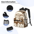 thumbnail image 5 of Picia Western Desert Cowboys1 Large Capacity Backpack Classic Style Backpack Casual Backpack Water-Resistant School Work Travel Outdoor Backpack, 5 of 8