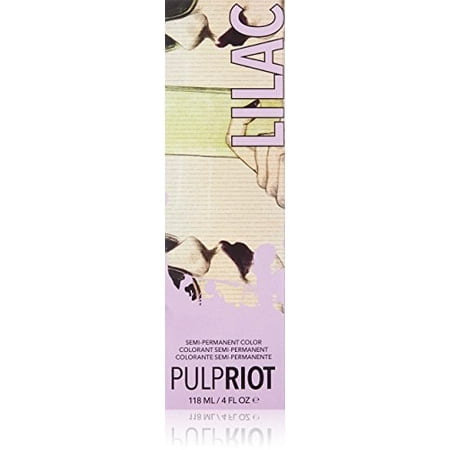 Pulp Riot Semi-Permanent Hair Color for Unisex, Lilac Light Purple, 4 Ounce