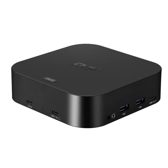 RVP Docking Station 3 Monitors, 13-in-1, Triple Display-4K HDMI & DisplayPort Dual Monitors, 5Gbps USB-C/A Data Transfer, 100W Laptop-Charging, Gigabit Ethernet, Audio (RVP-082321)