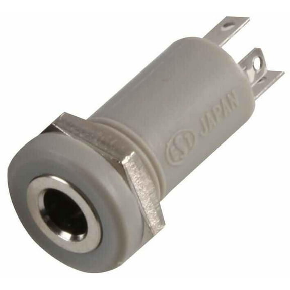 PRO SIGNAL - 3.5mm Jack Socket, 4 Pole, Grey, 2 Pack