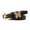 Black, variant on sunsanly Women Belt Metal Butterflies Decor Multi Holes Adjustable Length Waistband Imitation Leather Street Style Solid Color Belt