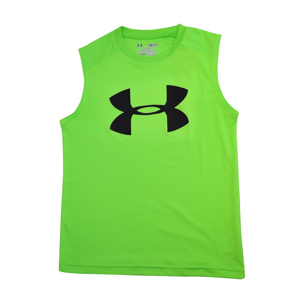 Under Armour Boy's Big Logo Sleeveless Shirt