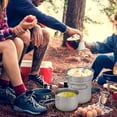 thumbnail image 1 of Set Camping Titanium Cookware Set 1000ml 750ml Pot Pan Spoon Set for Outdoor Camping Hiking Backpacking Picnic Cooking Equipment, 1 of 7