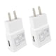 thumbnail image 4 of Cargador de teléfono 5V 2A Reemplazo del adaptador de corriente de viaje de carga rápida para N7100 Android Note Enchufe de EE. UU., 2 piezas Inevent EL001097-00, 4 of 7