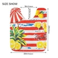 thumbnail image 5 of Yayeee Bath Rug for Bathroom Floor Non Slip Contour Fluffy Soft Absorbent Mat, 20"x24", Striped Lemon, 5 of 7