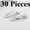 Silver, variant on 30 Pieces Large Metal Snap Hair Clips Nonslip Barrettes Women Hair Accessories( 3.1 Inch)