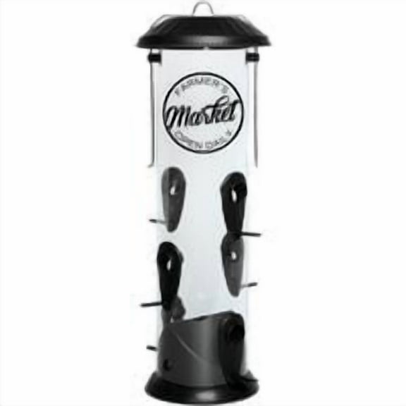 Nature's Way Bird Products Farmhouse Tube Bird Feeder - Easy Clean, 3 Qt, Multicolor