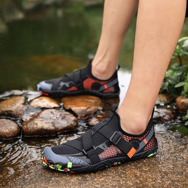 Zapatos de buceo transpirables cómodas para senderismo (naranja oscuro41) Likrtyny Tenis De Mujer Tenis De Hombre