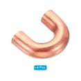 thumbnail image 3 of Uxcell 7mm OD 23x17mm Elbow Copper Pipe Fitting 180 Degree U Shape Welding Sweat Solder Connection 4 Pack, 3 of 6