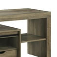 thumbnail image 2 of 79 Inch Wood TV Media Entertainment Center Sliding Barn Door Cabinet Oak - Saltoro Sherpi, 2 of 5