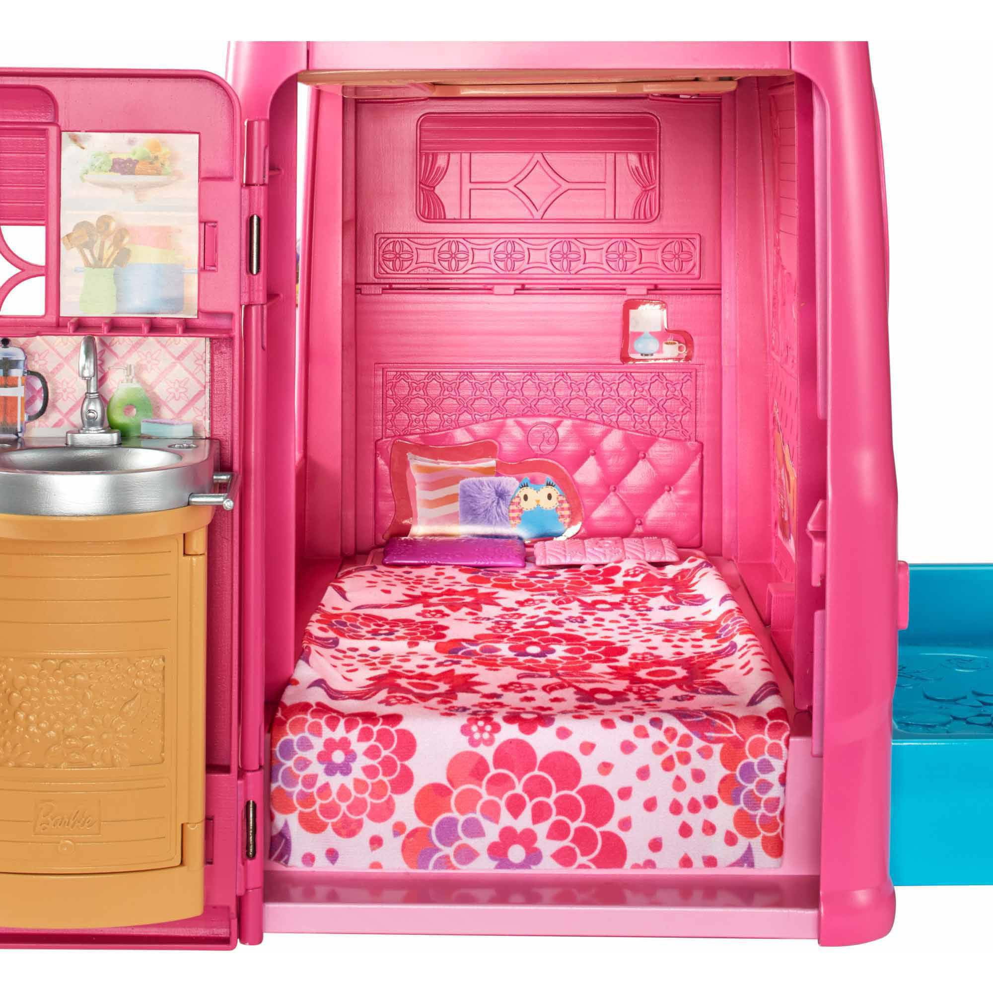 barbie pop up camper walmart