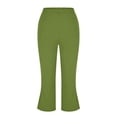 thumbnail image 5 of Noric Women's High Waisted Capri Leggings Skinny Fit Stretchy Workout Pants for Yoga Running Summer Activewear, 5 of 7