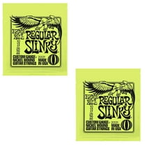 Ernie Ball Electric Guitar Strings 2221 Regular Slinky Nickel 10 To 46 2 Pack