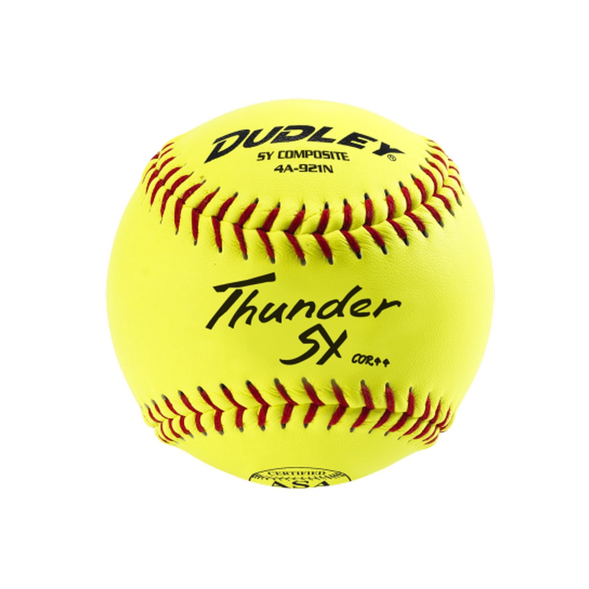 Dudley 12" Thunder Synthetic ASA .44/375 Slowpitch Softballs (Dozen)
