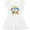 AA-White, variant on Inktastic Yeah I'd Rather Be with My Nana in Red Yellow and Blue Girls Toddler Dress