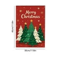 thumbnail image 3 of Christmas Garden Flag 12x18 Inches, Double Sided Outdoor Holiday Decoration, Weather-Resistant Yard Banner for Porch, Garden, and Outdoor Seasonal Display, 3 of 7